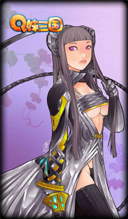 知名台湾画师绘制 51wan自研《Q妹三国》原画赏析