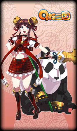 知名台湾画师绘制 51wan自研《Q妹三国》原画赏析