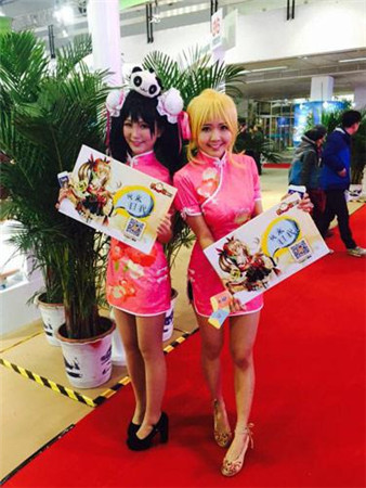 爆乳Q妹惊现文博会 51wan曝H5平台领跑游戏产业