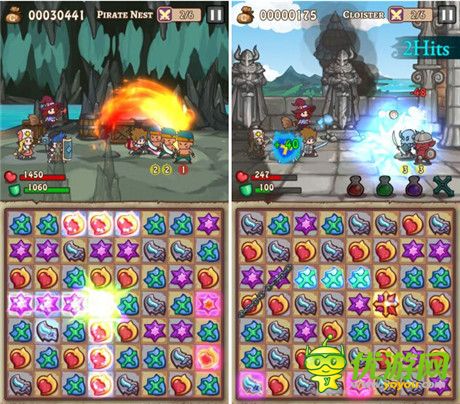 消除方块 RPG手游新作《Hero Emblems》曝光