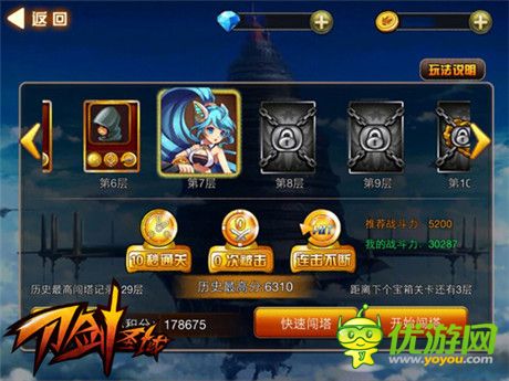 是男人不？ 《刀剑圣域》问鼎通天塔