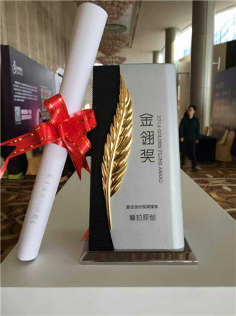 爱拍原创斩获2014金翎奖 “最佳游戏视频媒体”